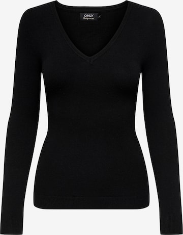 Pull-over 'Leyla' ONLY en noir : devant