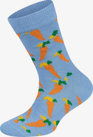 Happy Socks Sokken 'Ice Cream-Carrot' in Blauw