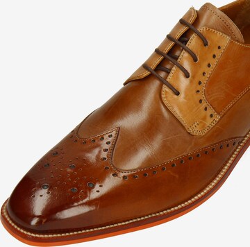 MELVIN & HAMILTON Lace-Up Shoes 'Jeff' in Brown