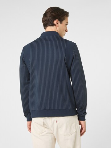 FILA - Sudadera con cremallera 'LUCCA regular pinstriped track jacket' en azul