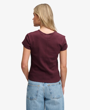 Superdry & Co T-Shirt 'Athletic Essential' in Rot