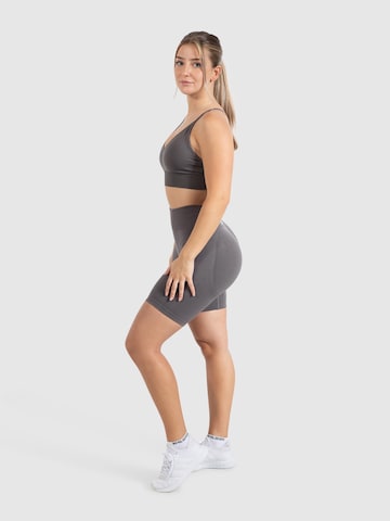 Smilodox Bustier Sport bh ' Maria ' in Grijs
