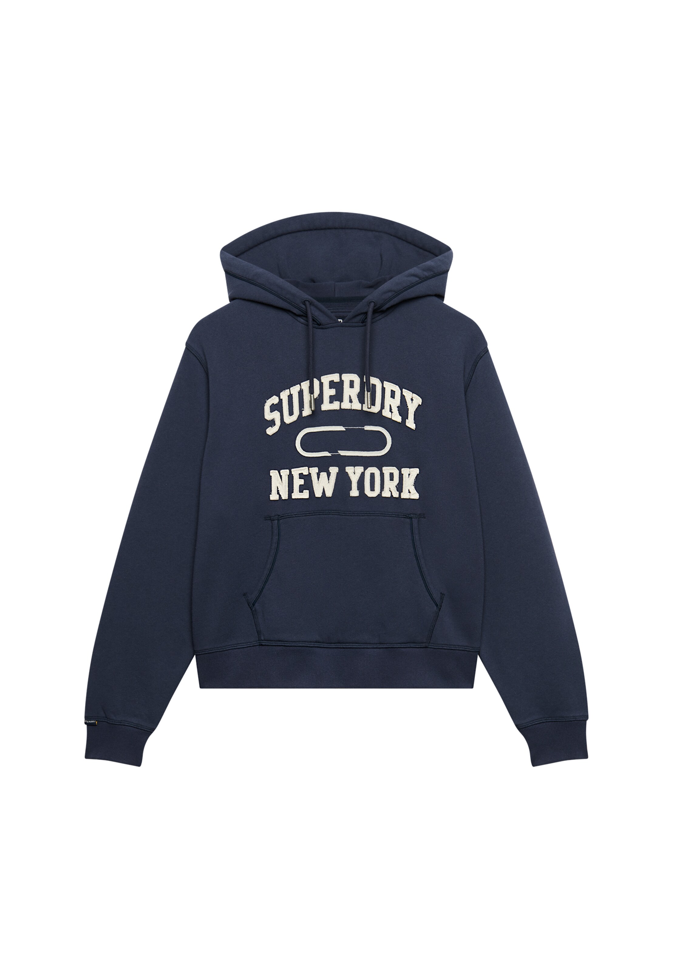Sweat-shirt 'Athletic Essential' Superdry & Co en bleu : devant