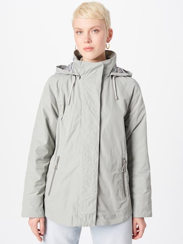 Amber & June Between-Season Jacket in Grey: front