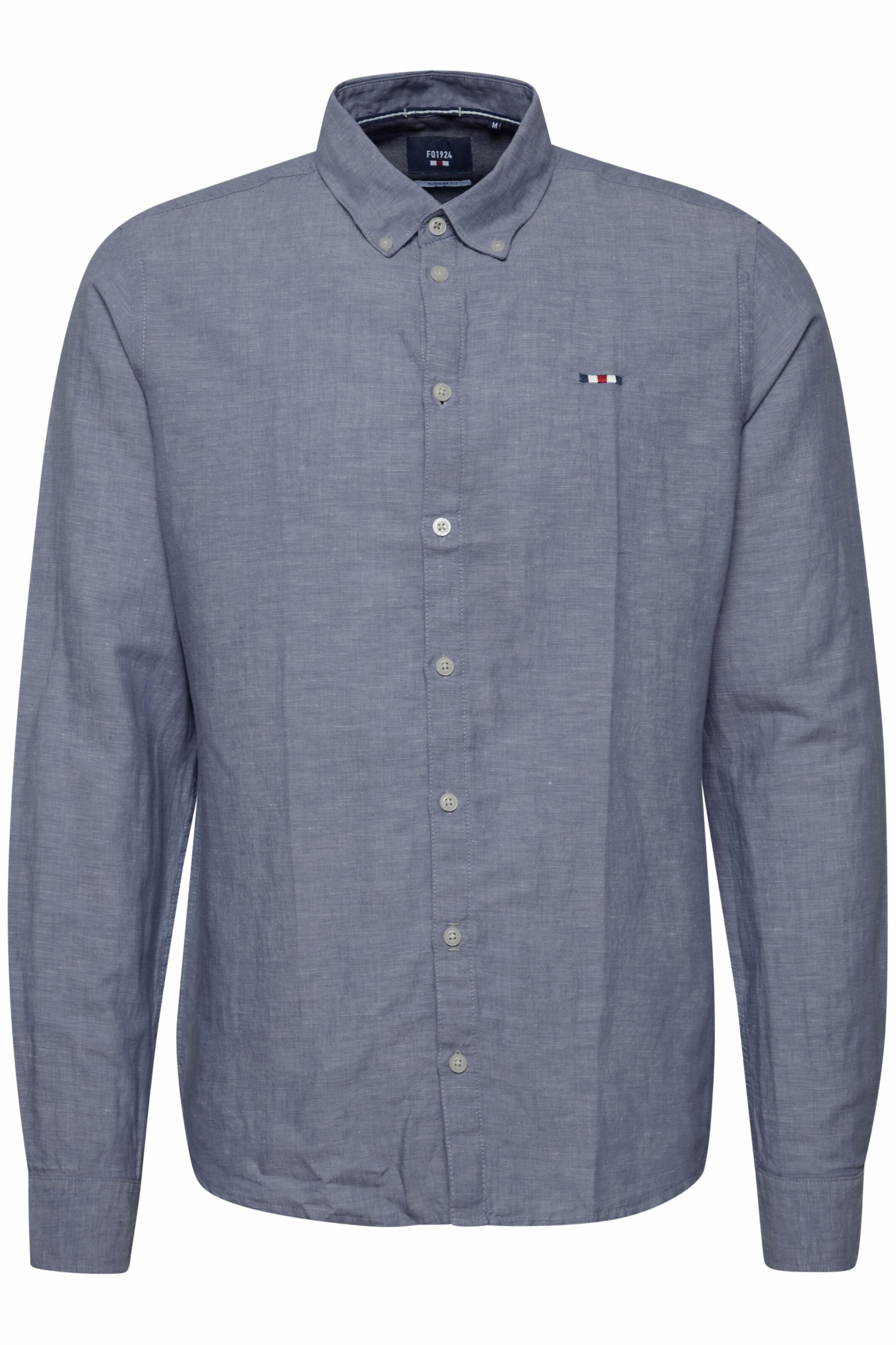 Chemise 'Fqerlendur' FQ1924 en bleu : devant