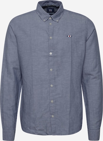 FQ1924 Regular fit Button Up Shirt 'Fqerlendur' in Blue: front