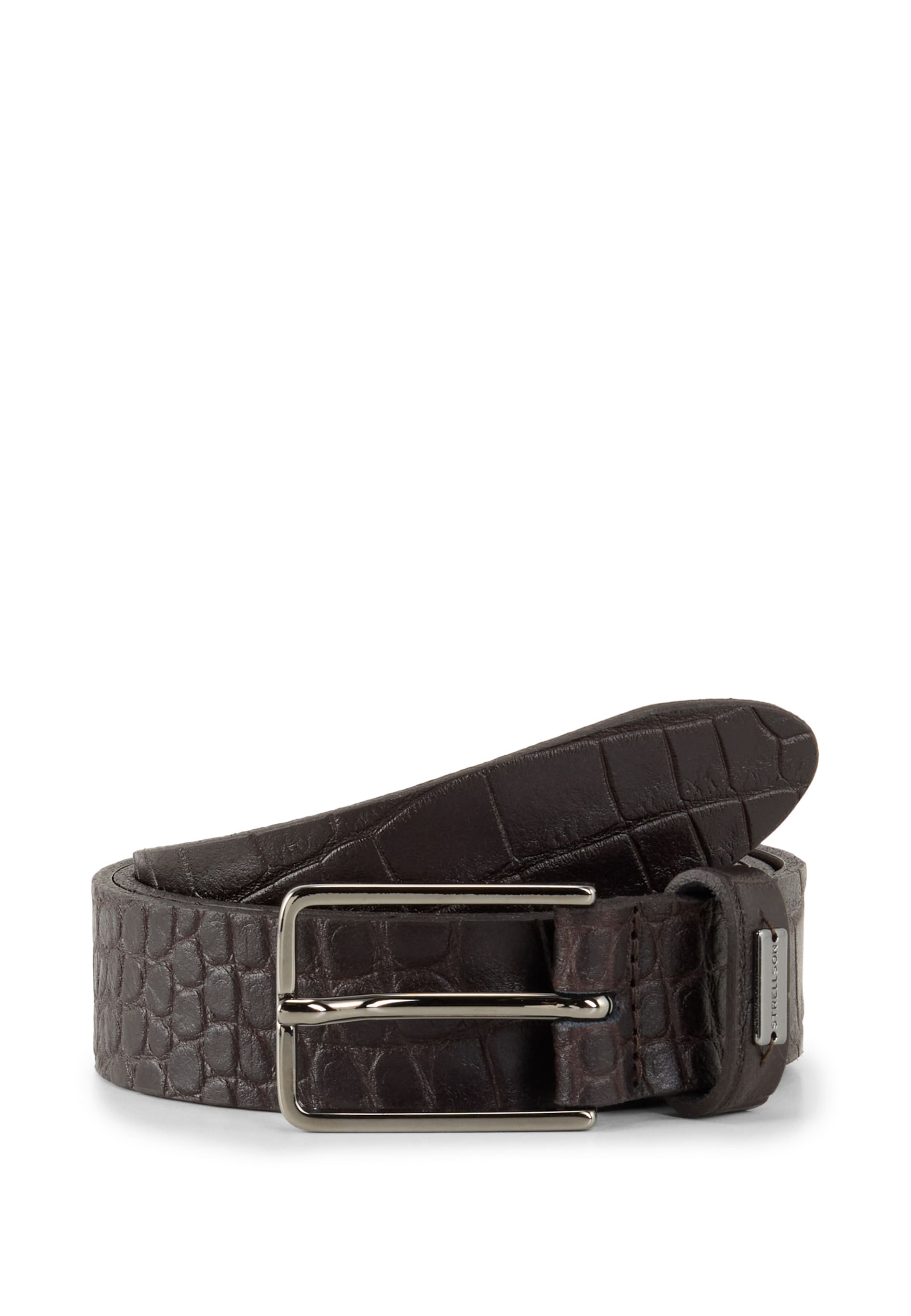 STRELLSON Belt in Brown: front
