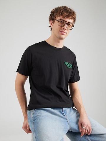 JJ Rebel T-Shirt 'JREBKIM' in Schwarz: Vorderseite