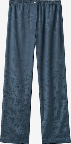 MANGO Pyjamahose 'Quars' in Blau: Vorderseite