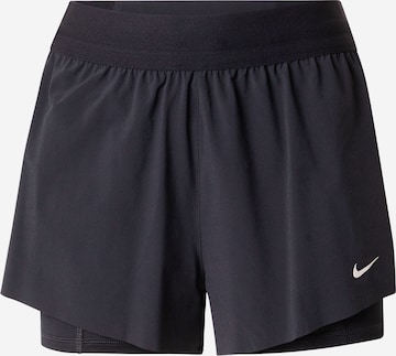 NIKE Спортивные штаны 'Swift' в Черный: спереди