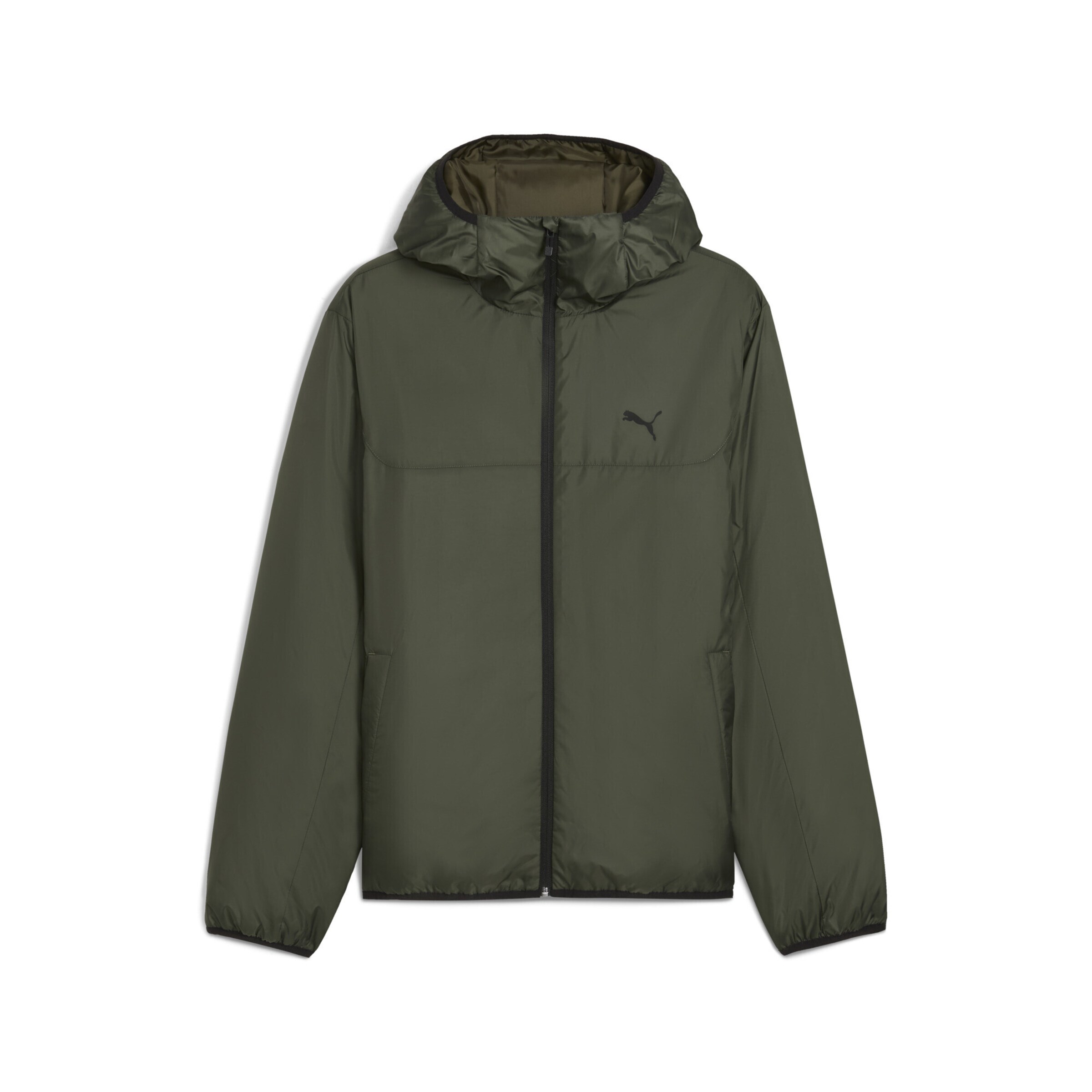 PUMA Athletic Jacket 'Essentials' in Green: front