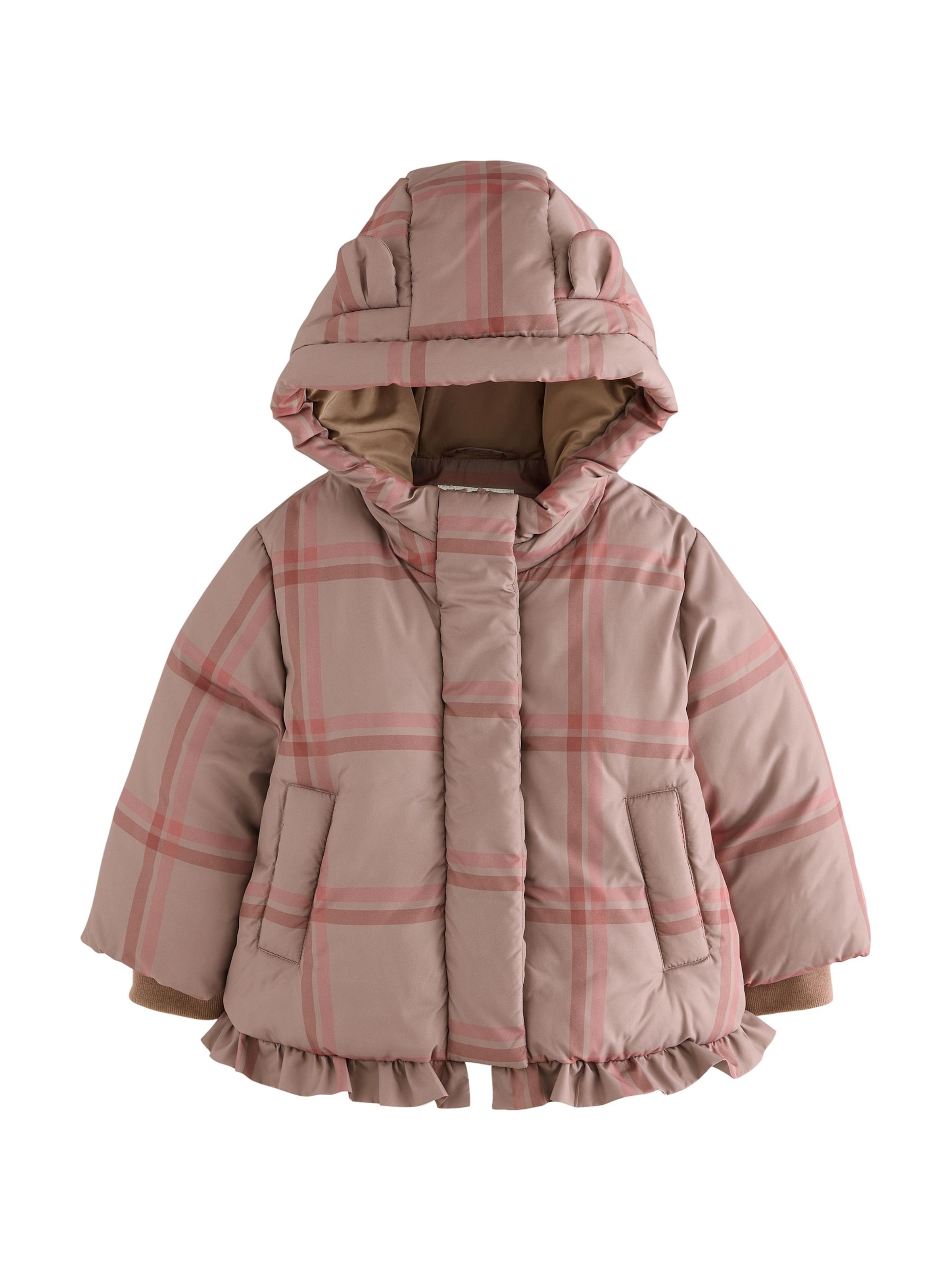 Next Kurtka zimowa w kolorze różowy: przód