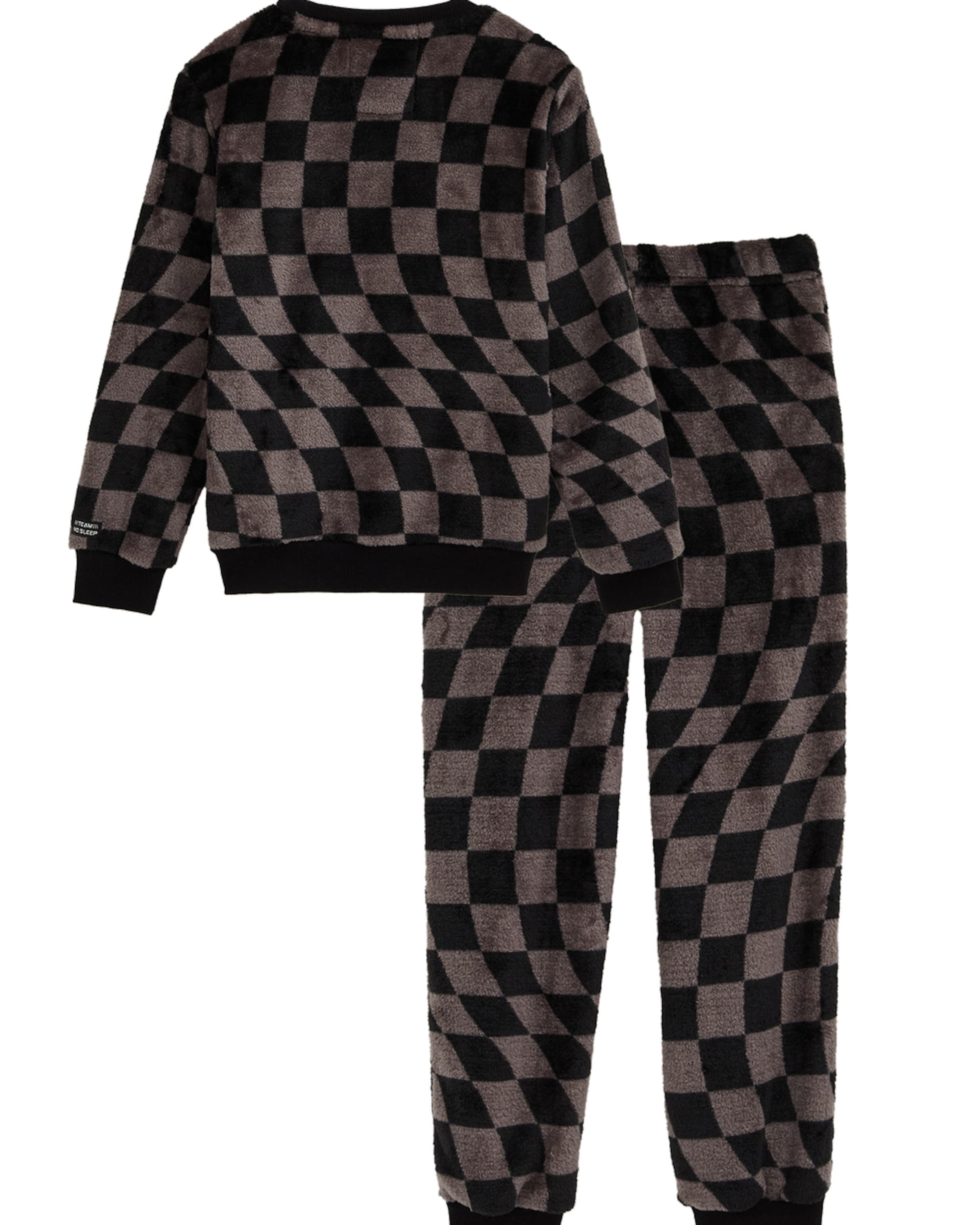 WE Fashion Πιτζάμα σε μαύρο