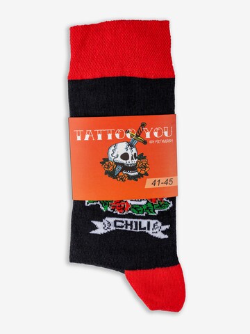 Chili Lifestyle Socks 'Banderole Leisure Socks' in Black