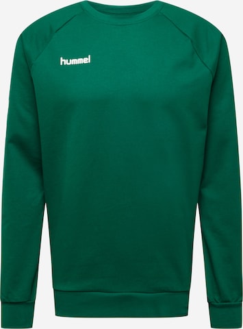 Hummel Спортивный свитшот в Зеленый: спереди