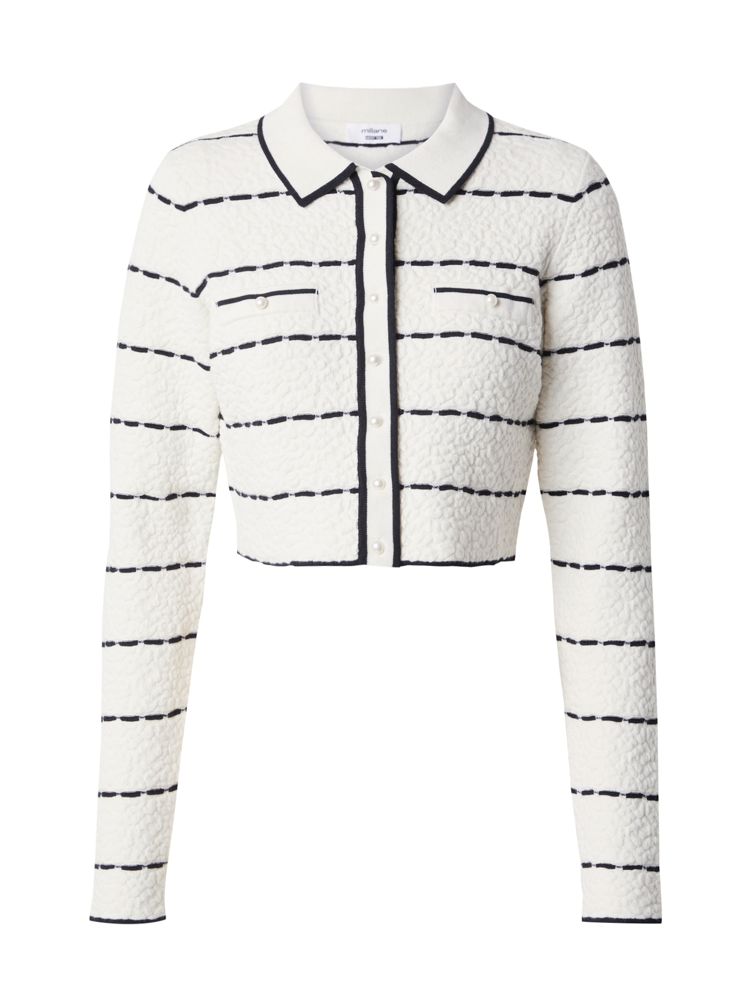 millane Kardigán - čierna / šedobiela, Produkt