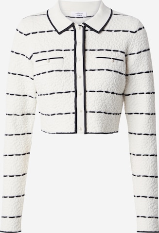 balts millane Adīta jaka: no priekšpuses