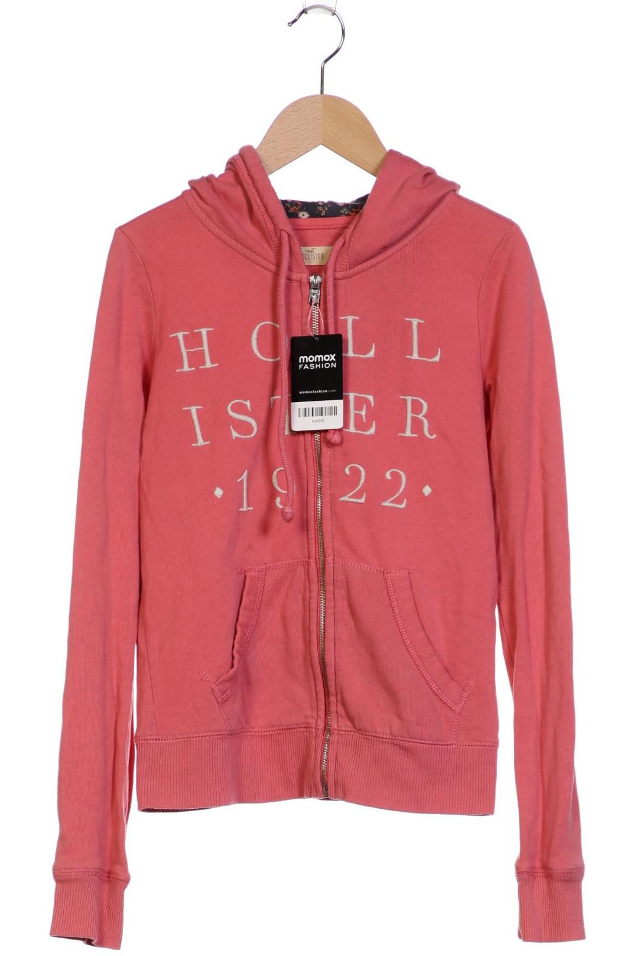 HOLLISTER Sweatshirt & Zip-Up Hoodie in XS in Pink: front