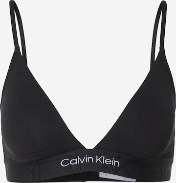 juoda Calvin Klein Underwear Trikampė liemenėlė Liemenėlė: priekis