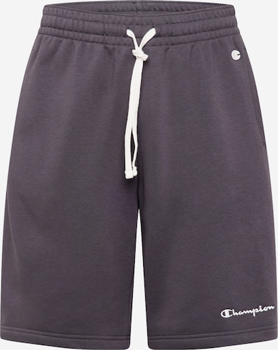 Champion Authentic Athletic Apparel Shorts in dunkelgrau / weiß, Produktansicht
