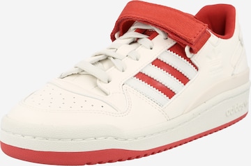 Baskets basses 'Forum' ADIDAS ORIGINALS en blanc : devant