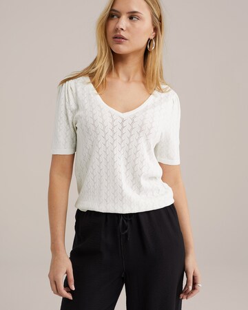 WE Fashion Shirt in White: front