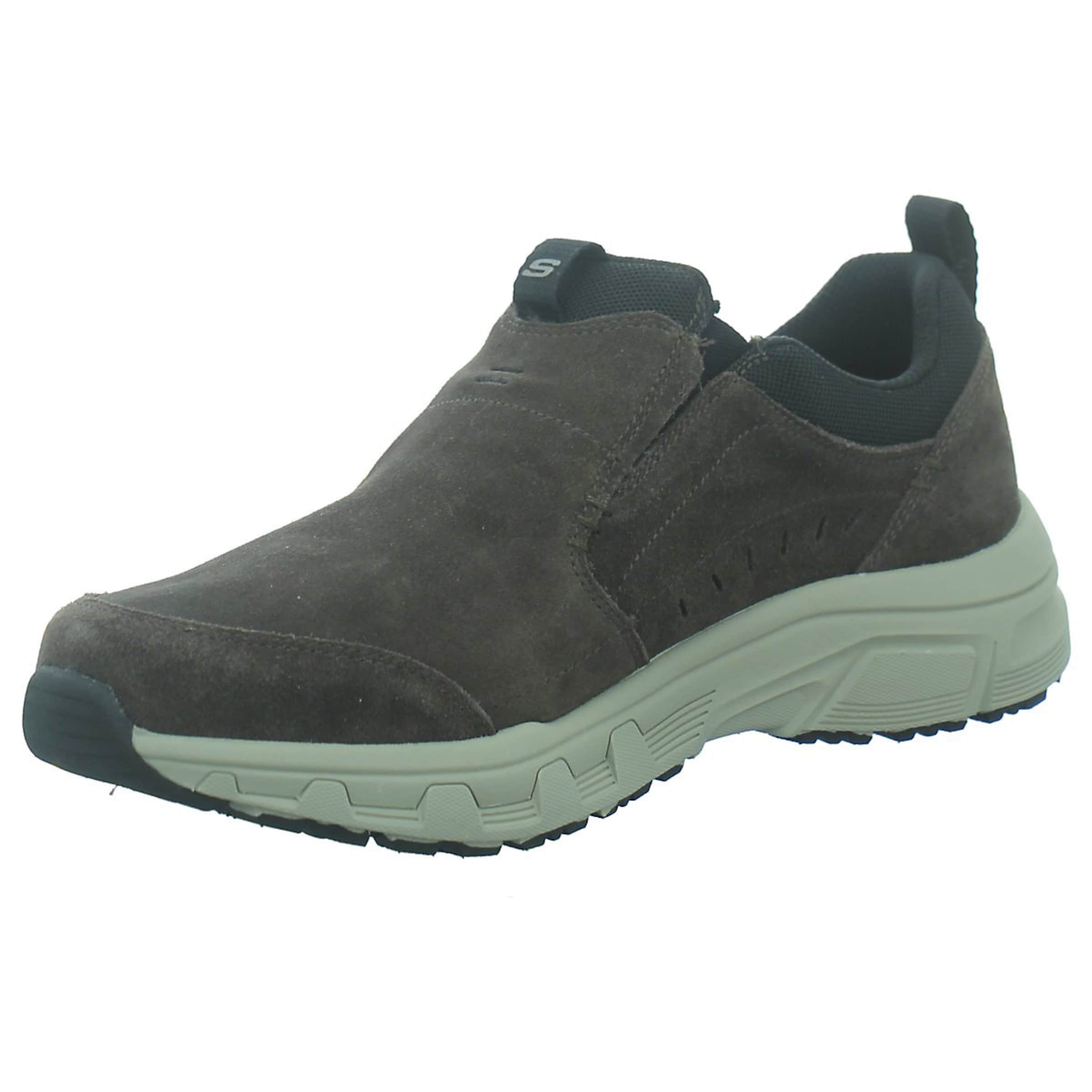 SKECHERS Platform trainers 'Oak Canyon' in Grey: front