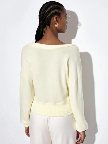 Sweat-shirt 'Sweatshirts' Busem en jaune