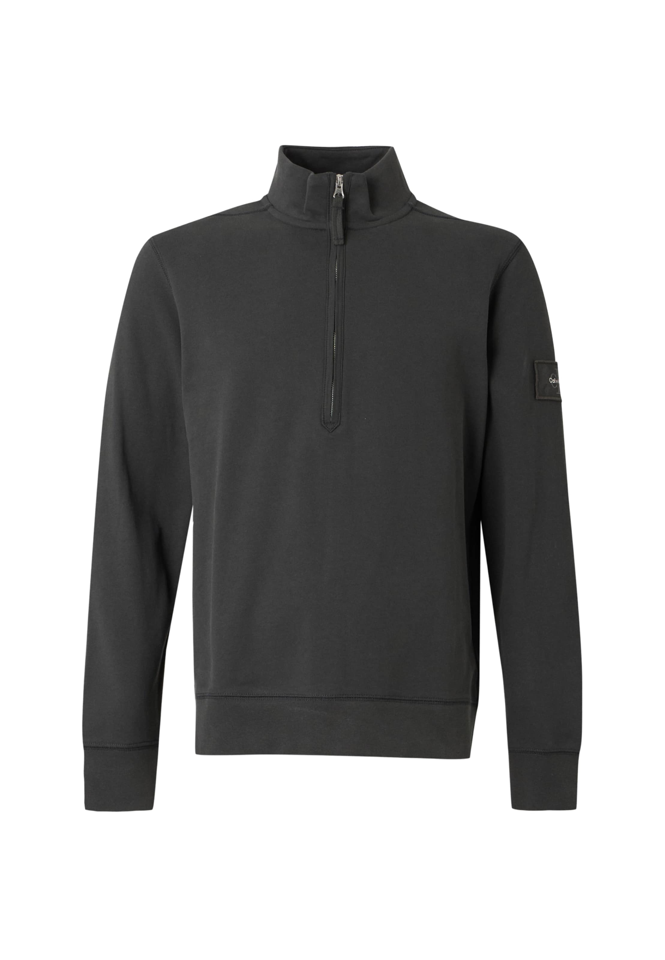 Calvin Klein Jeans Sweatshirt in Black: front