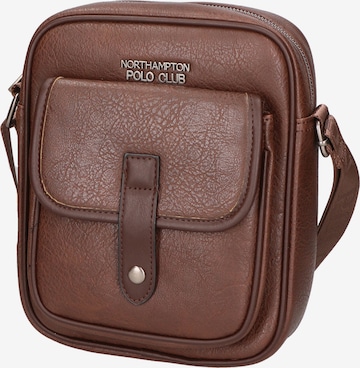 Northampton Polo Club Schoudertas in Bruin: voorkant