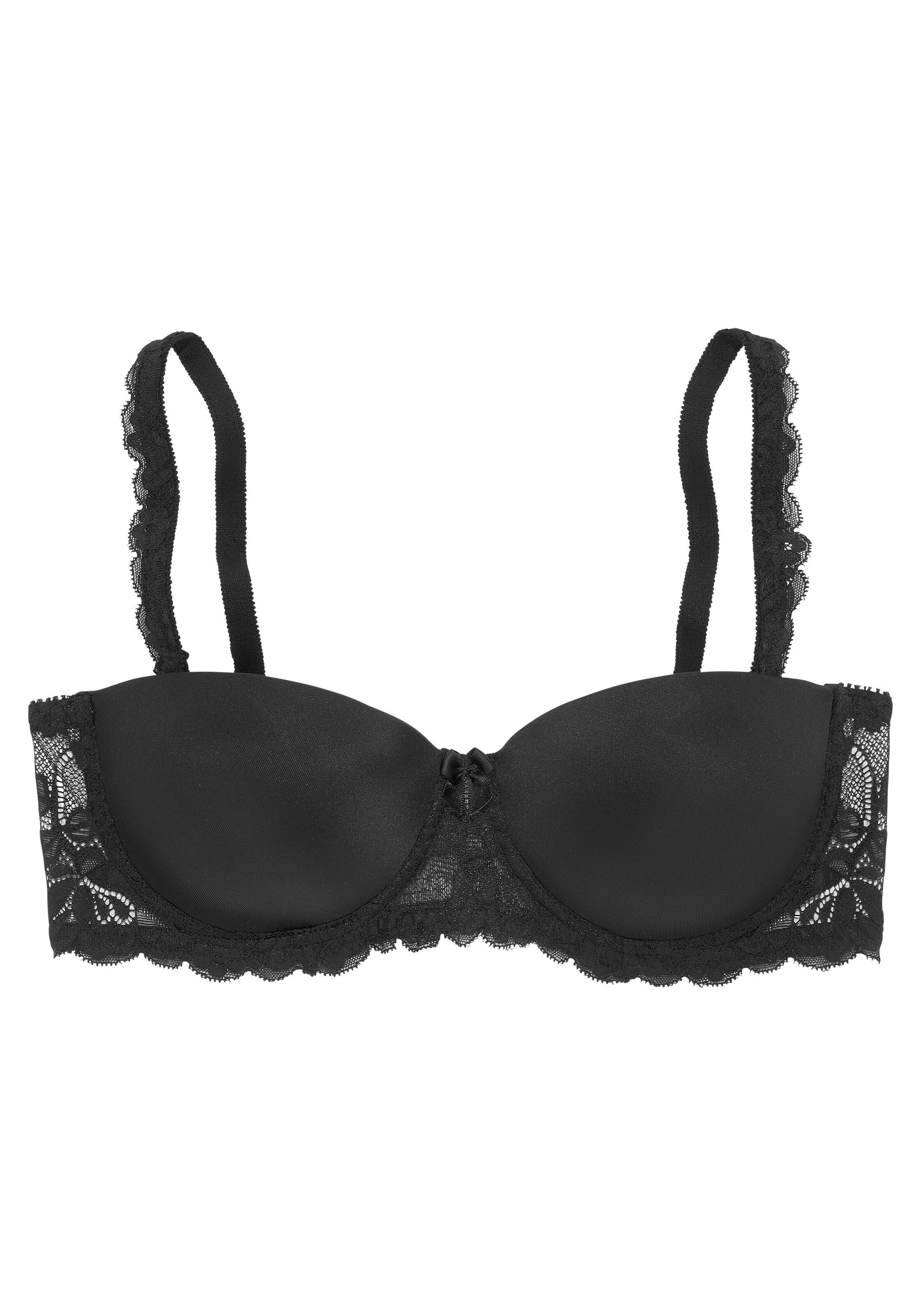 NUANCE Balkonetové Podprsenka - Čierna