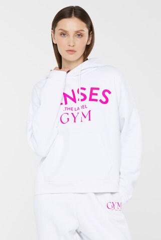 SENSES.THE LABEL Sweatshirt in White: front
