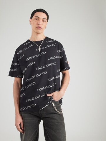 Carlo Colucci T-Shirt in Schwarz: Vorderseite
