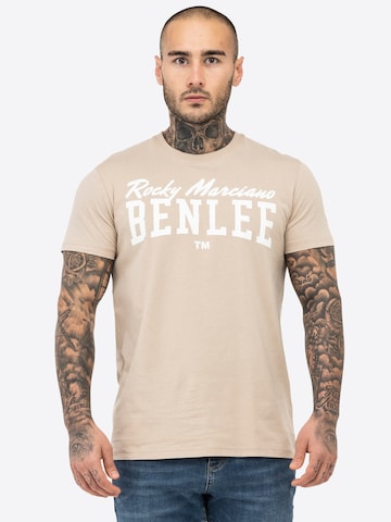 T-Shirt Benlee en beige : devant