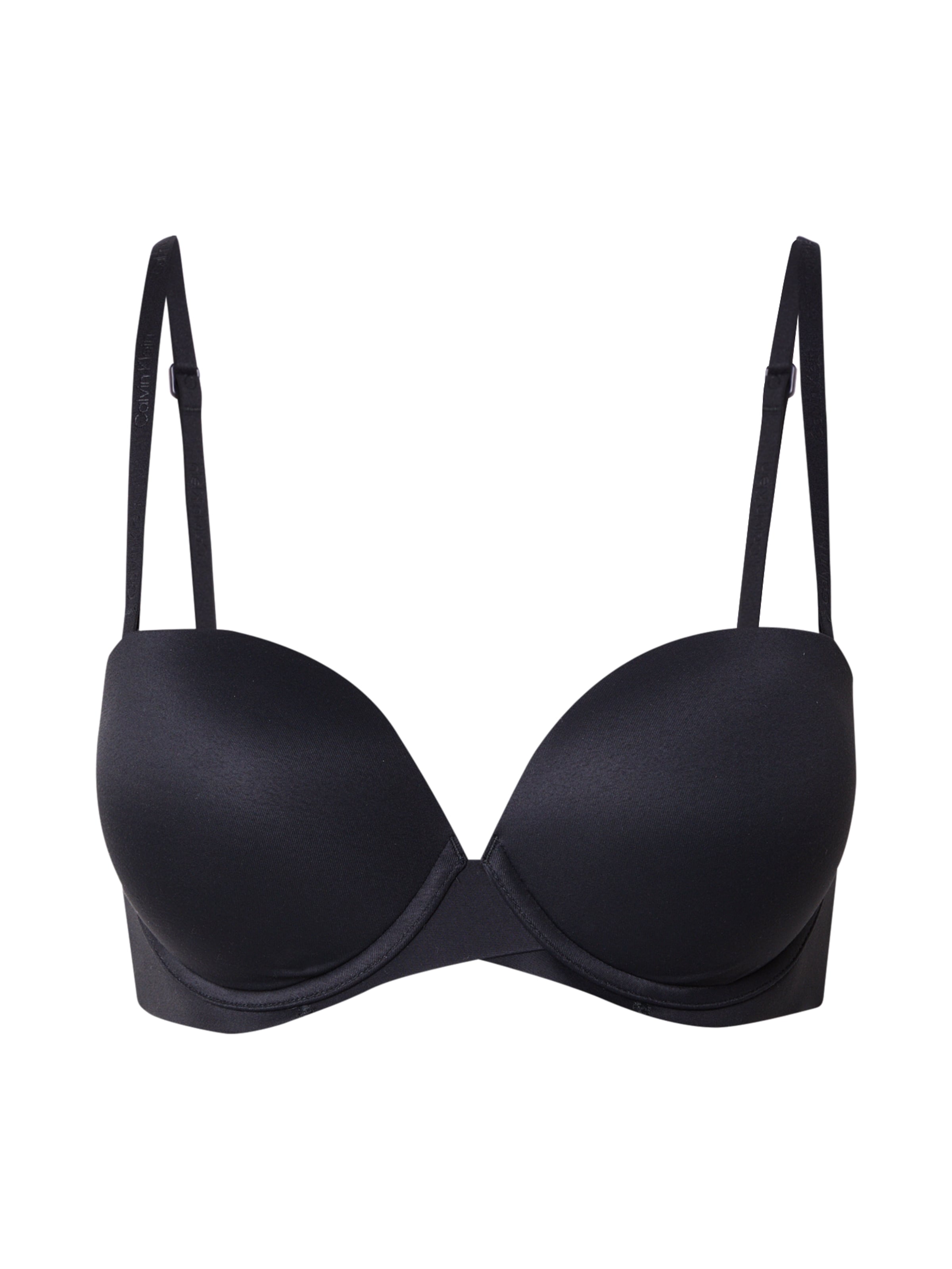 Calvin Klein Underwear Пуш-ап Бюстгальтер в Черный: спереди