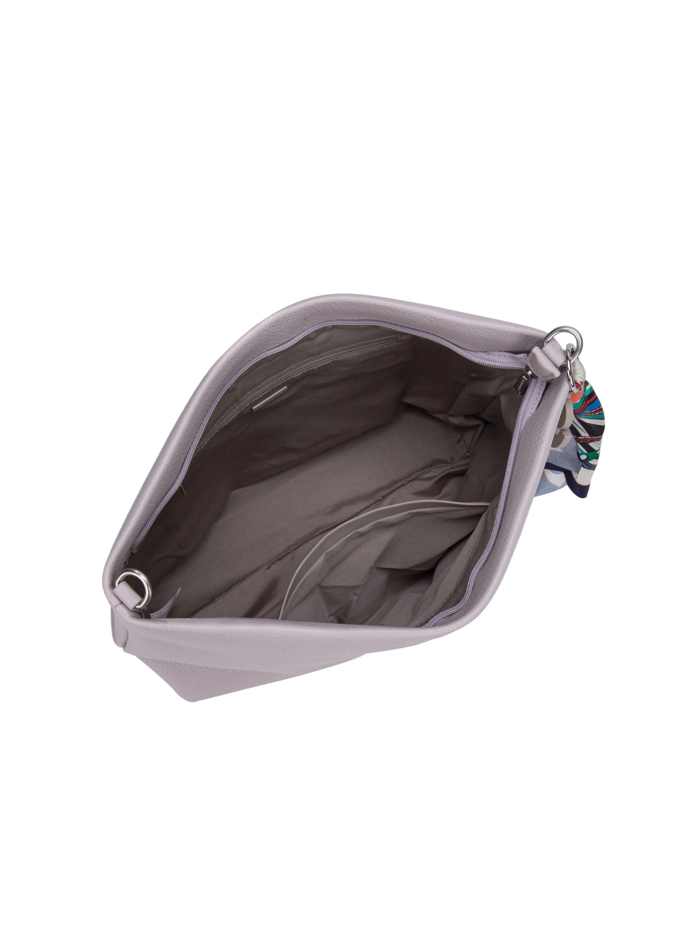 Borsa a spalla 'Borsa Hobo David Jones con Foulard Multicolore e Charm' di David Jones in lilla