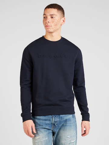 bugattiSweater majica - plava boja: prednji dio