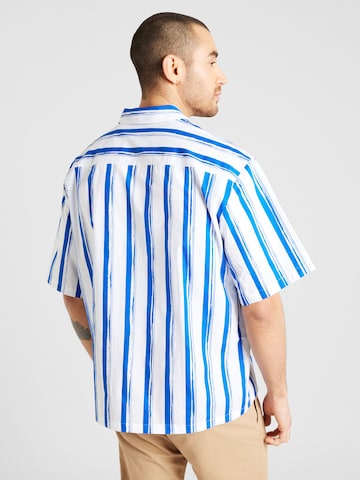 HUGO Классический крой Рубашка 'Eligino' в Синий