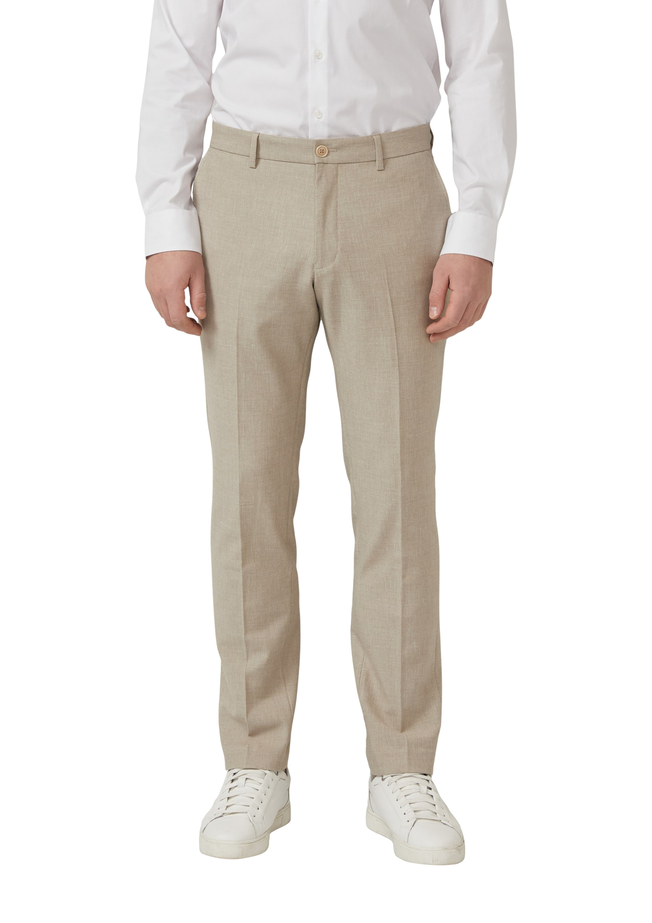 s.Oliver Slimfit Pantalon 'Pure' in Beige