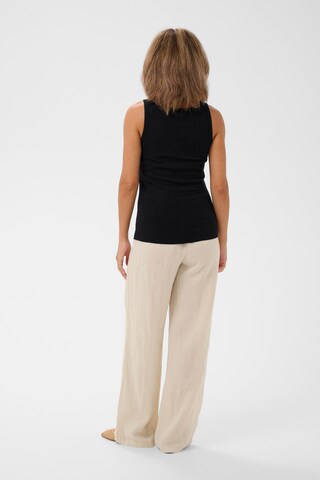 Cream Top 'CRRibba' in Black