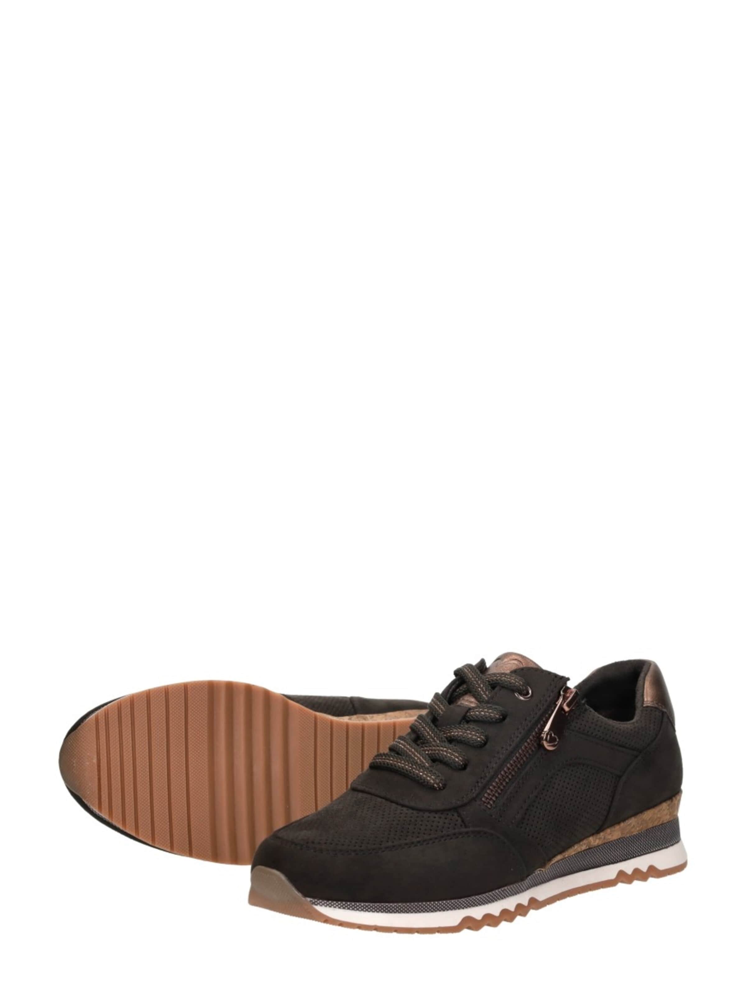 MARCO TOZZI Sneakers 'Sneakers Laag' in Brown
