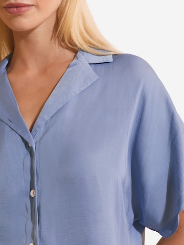 ETAM Slaapshirt 'Cheeta' in Blauw