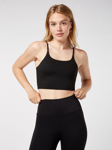YO-GAYA Bustier Sport bh in Zwart: voorkant