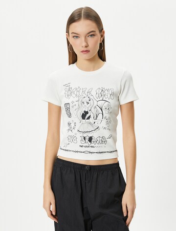 Koton Shirt in Wit: voorkant