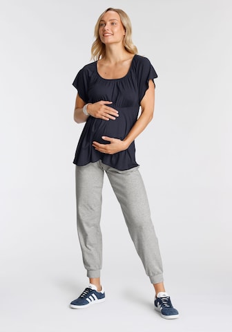 Neun Monate Loose fit Harem Pants in Grey