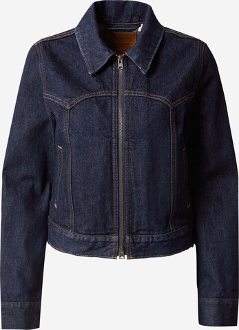 LEVI'S ® Overgangsjakke 'Zip Slim Trucker' i blå: forside