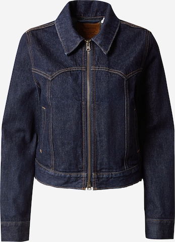 LEVI'S ®Prijelazna jakna 'Zip Slim Trucker' - plava boja: prednji dio
