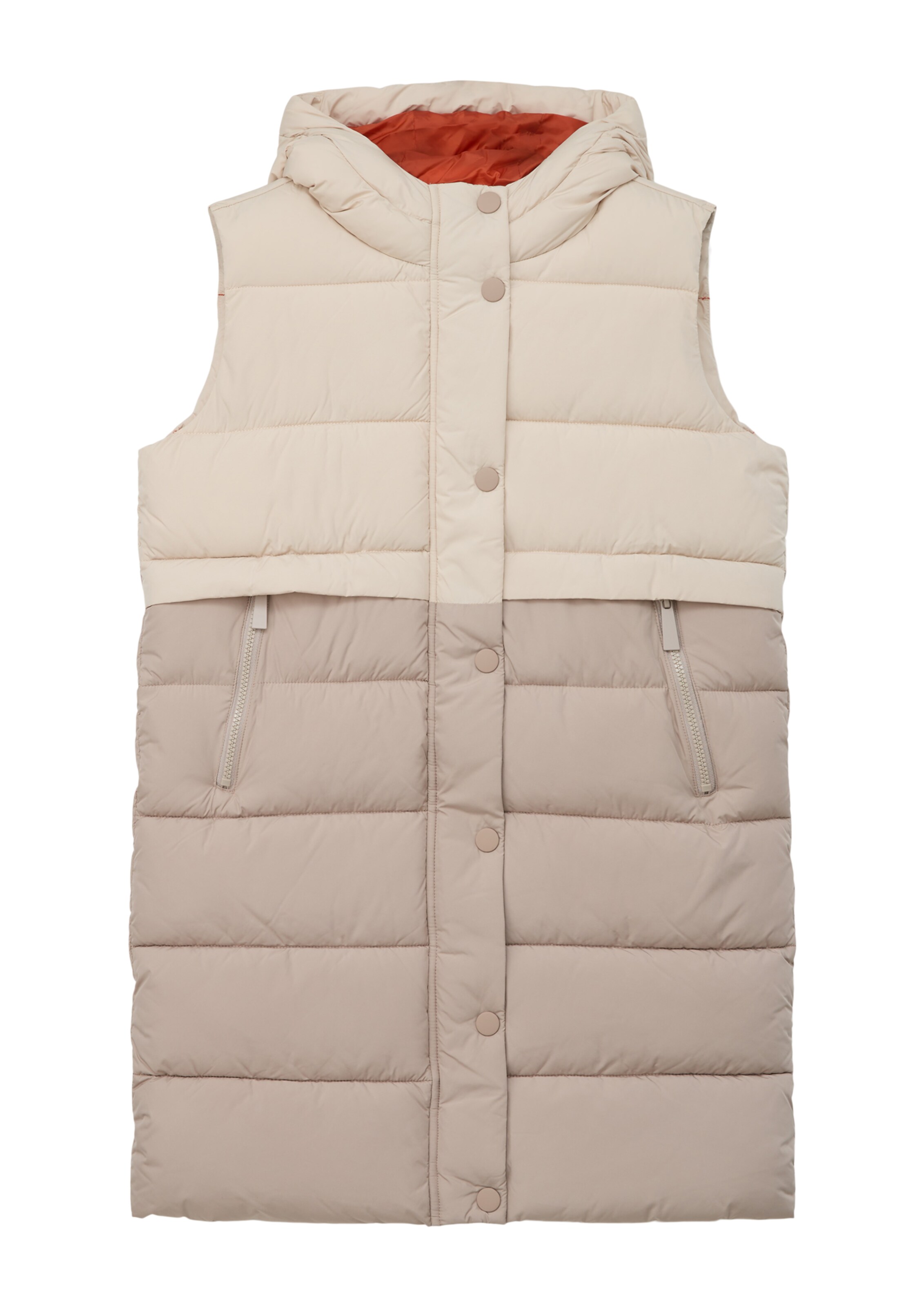 s.Oliver Bodywarmer in Beige: voorkant