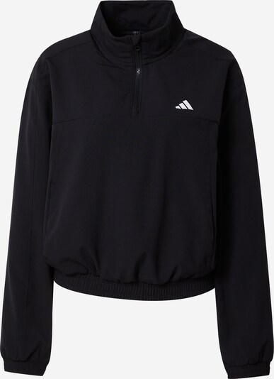 ADIDAS PERFORMANCE Sweatshirt de desporto 'Train Essentials' em preto / branco, Vista do produto