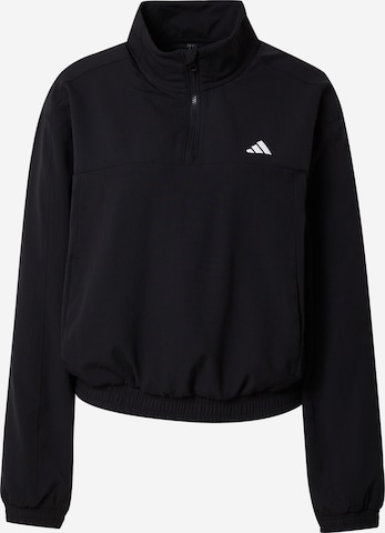 ADIDAS PERFORMANCE Sportief sweatshirt 'Train Essentials' in Zwart: voorkant